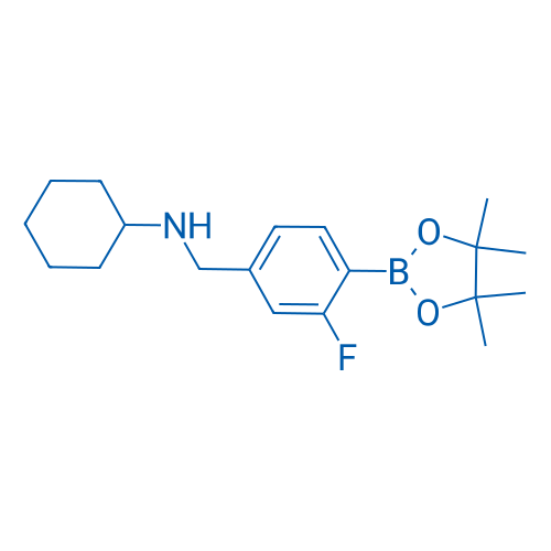 N-(3-Fluoro-4-(4,4,5,5-tetramethyl-1,3,2-dioxaborolan-2-yl)benzyl)cyclohexanamine