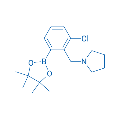 1-(2-Chloro-6-(4,4,5,5-tetramethyl-1,3,2-dioxaborolan-2-yl)benzyl)pyrrolidine