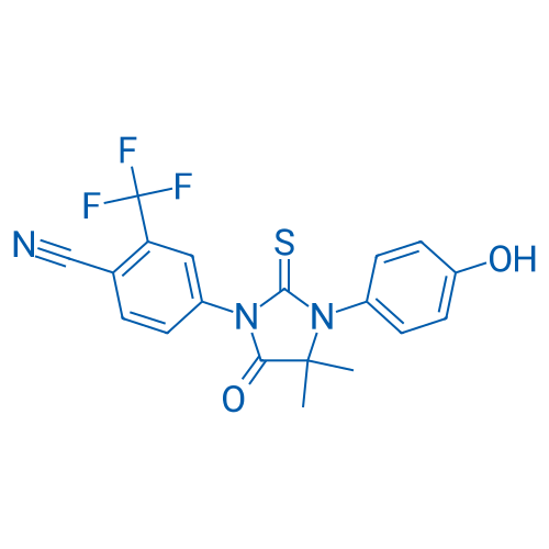 4-(3-(4-Hydroxyphenyl)-4,4-dimethyl-5-oxo-2-thioxoimidazolidin-1-yl)-2-(trifluoromethyl)benzonitrile