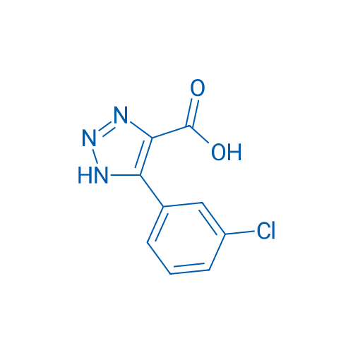 5-(3-Chlorophenyl)-1H-1,2,3-triazole-4-carboxylic acid