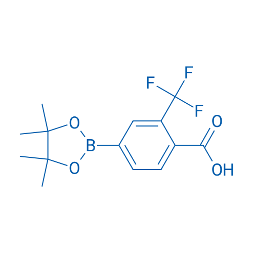 4-(4,4,5,5-tetramethyl-1,3,2-dioxaborolan-2-yl)-2-(trifluoromethyl)benzoic acid