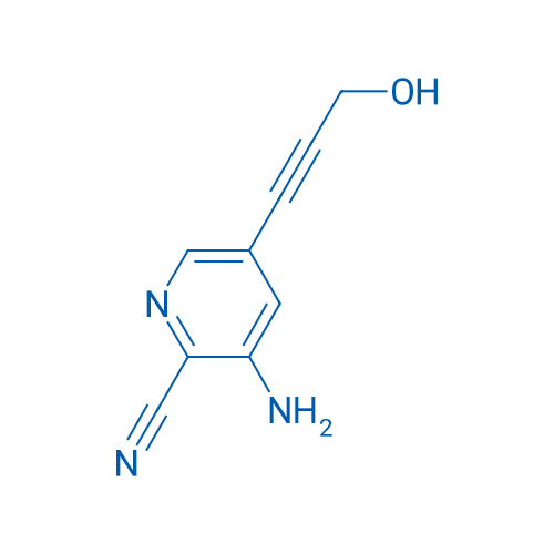 3-AMino-5-(3-hydroxyprop-1-yn-1-yl)picolinonitrile