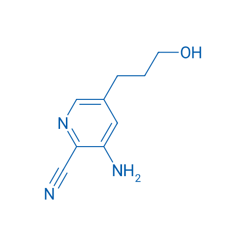 3-AMino-5-(3-hydroxypropyl)picolinonitrile