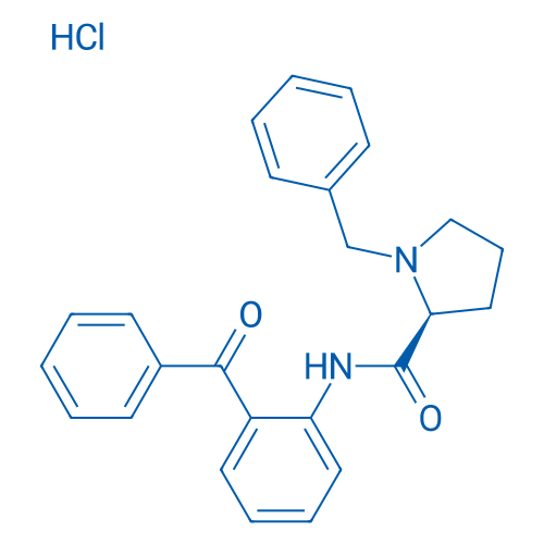 (S)-N-(2-Benzoylphenyl)-1-benzylpyrrolidine-2-carboxamide hydrochloride