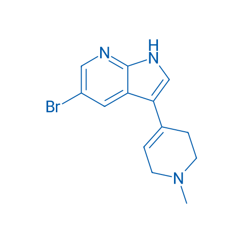 5-Bromo-3-(1-methyl-1,2,3,6-tetrahydropyridin-4-yl)-1H-pyrrolo[2,3-b]pyridine