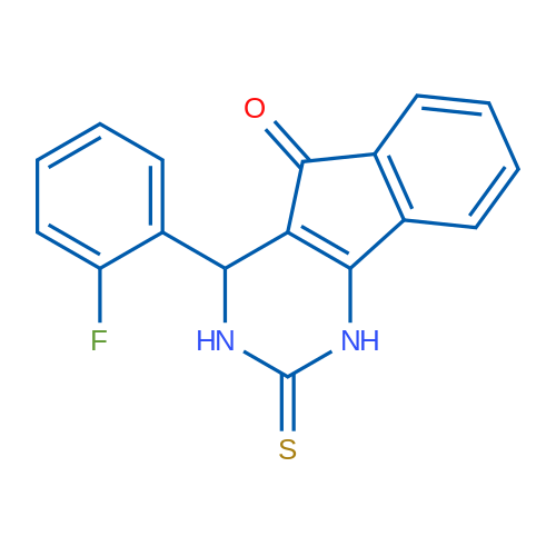 13 9 4 2 Fluorophenyl 2 Sulfanylidene 1h 2h 3h 4h 5h Indeno 1 2 D Pyrimidin 5 One Bldpharm