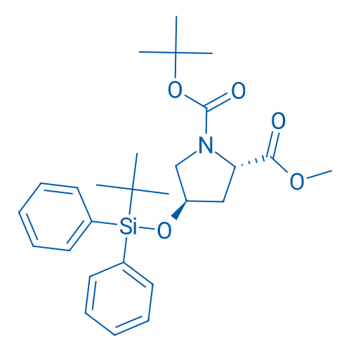 1-(tert-Butyl) 2-methyl (2S,4R)-4-((tert-butyldiphenylsilyl)oxy)pyrrolidine-1,2-dicarboxylate