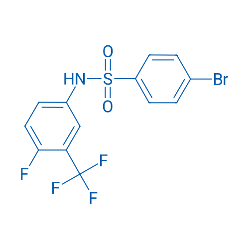 4-Bromo-N-(4-fluoro-3-(trifluoromethyl)phenyl)benzenesulfonamide