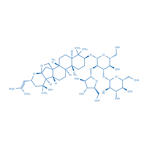 (2S,3R,4S,5S,6R)-2-(((2R,3R,4S,5R,6R)-3-(((2S,3R,4R,5S)-3,4-Dihydroxy-5-(hydroxymethyl)tetrahydrofuran-2-yl)oxy)-5-hydroxy-2-(((1S,3R,4aS,6aS,6bR,8aR,10S,12aR,12bR,14aR,14bS)-1-hydroxy-1,6b,9,9,12a-pentamethyl-3-(2-methylprop-1-en-1-yl)hexadecahydro-1H,6H-4a,6a-methanonaphtho[1,2-h]pyrano[2,3-c]isochromen-10-yl)oxy)-6-(hydroxymethyl)tetrahydro-2H-pyran-4-yl)oxy)-6-(hydroxymethyl)tetrahydro-2H-pyran-3,4,5-triol