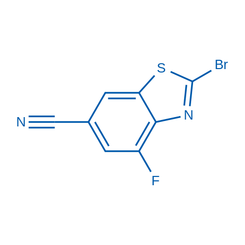 2-Bromo-4-fluorobenzo[d]thiazole-6-carbonitrile