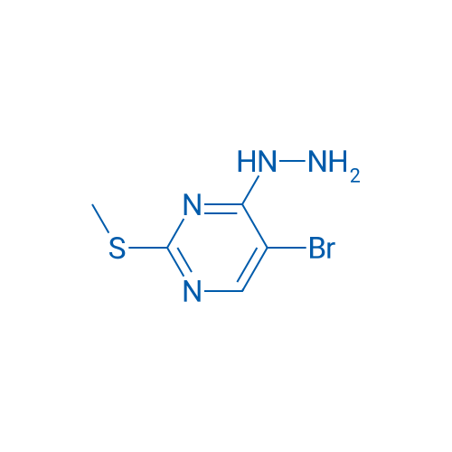 5-Bromo-4-hydrazinyl-2-(methylthio)pyrimidine