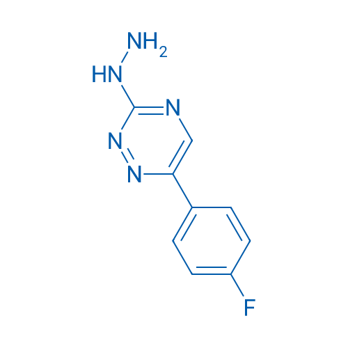 6-(4-Fluorophenyl)-3-hydrazinyl-1,2,4-triazine