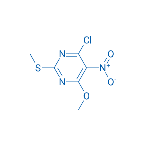 4-Chloro-6-methoxy-2-(methylthio)-5-nitropyrimidine