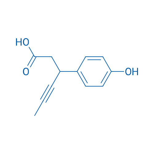 3-(4-Hydroxyphenyl)hex-4-ynoic acid