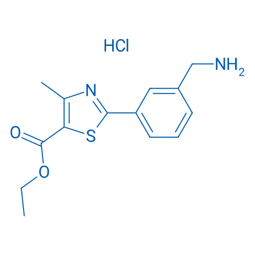 Ethyl 2-(3-(aminomethyl)phenyl)-4-methylthiazole-5-carboxylate hydrochloride