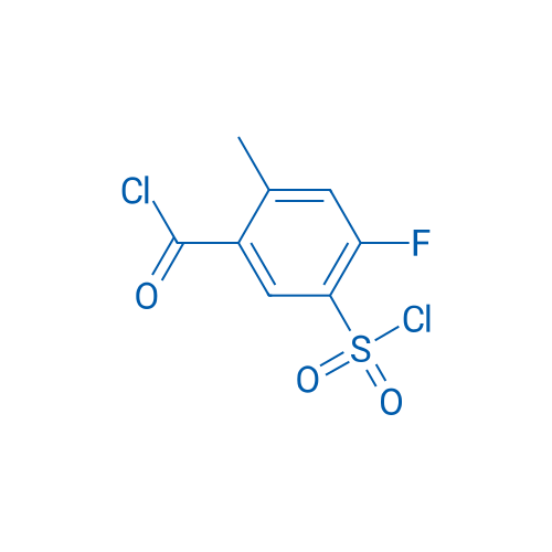 5-(Chlorosulfonyl)-4-fluoro-2-methylbenzoyl chloride
