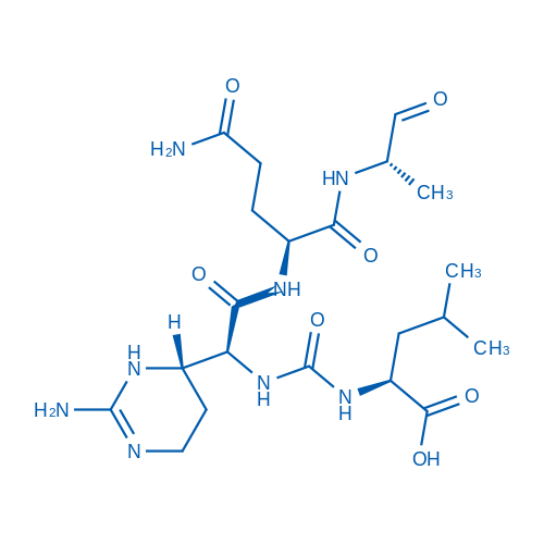 (((S)-2-(((S)-5-Amino-1,5-dioxo-1-(((S)-1-oxopropan-2-yl)amino)pentan-2-yl)amino)-1-((S)-2-amino-3,4,5,6-tetrahydropyrimidin-4-yl)-2-oxoethyl)carbamoyl)-L-leucine